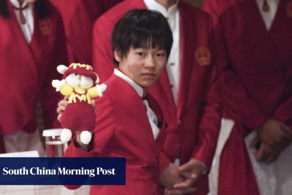 Don’t fear failure, Olympic star Quan Hongchan tells Hong Kong as team visit starts