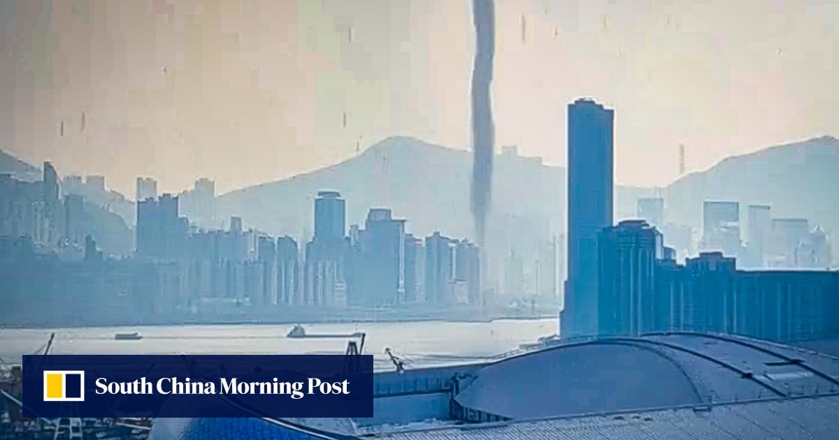 Waterspout spotted over Hong Kong’s Victoria Harbour: weather forecaster