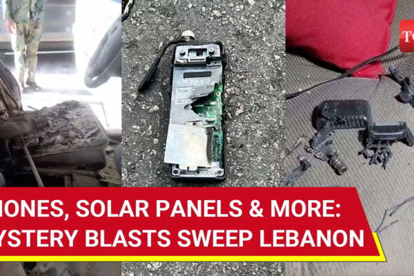 Hezbollah Discards Batteries After Solar Panels, Mobile Phones Explode; 20 Killed