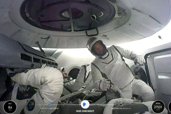 Spacewalk spectacle is a disquieting sight
