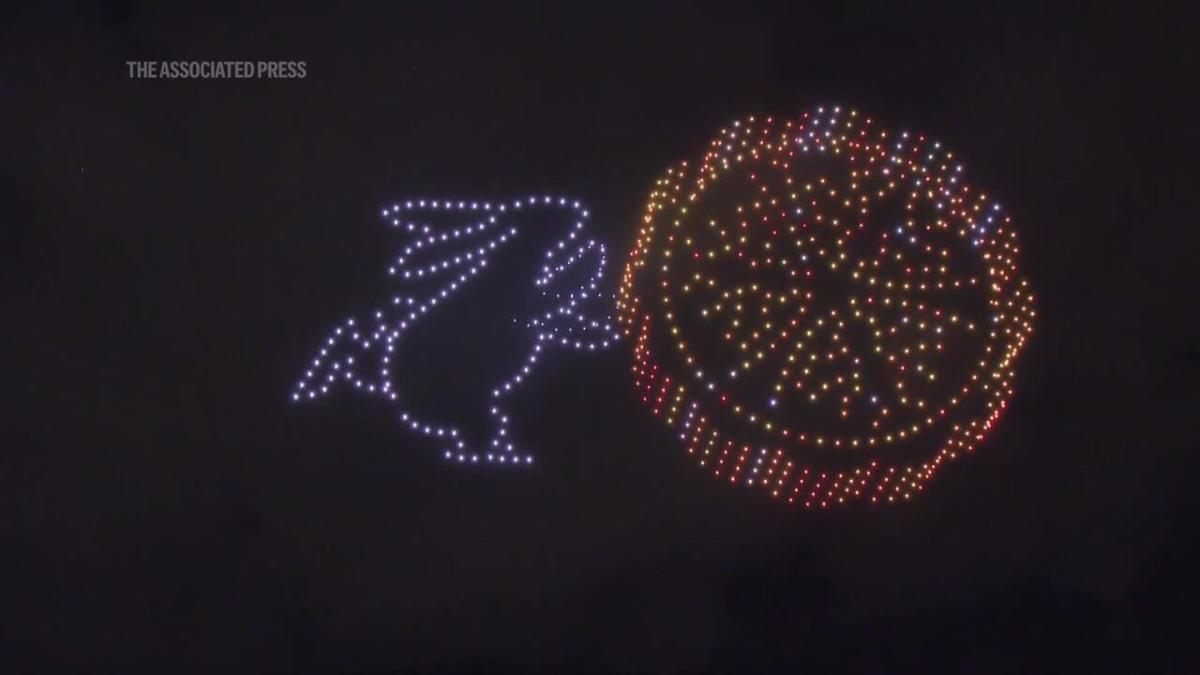 Hong Kong marks traditional Mid-Autumn Festival with spectacular drone show