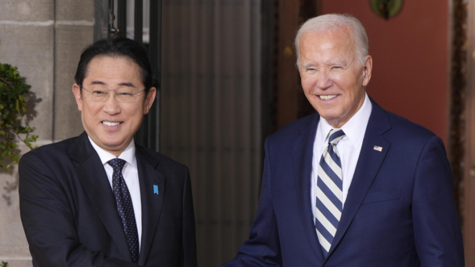 Kishida, Biden hail stronger Japan-U.S. ties in farewell meeting