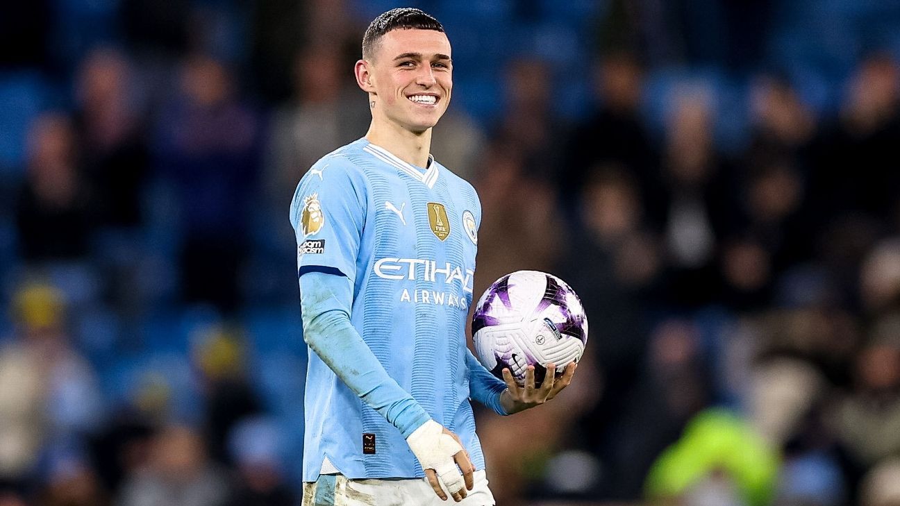 Manchester City's Foden on way back to Premier League best - Pep