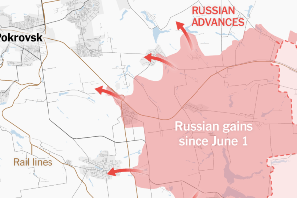 How Russia’s Steady Advance Threatens Ukraine’s East