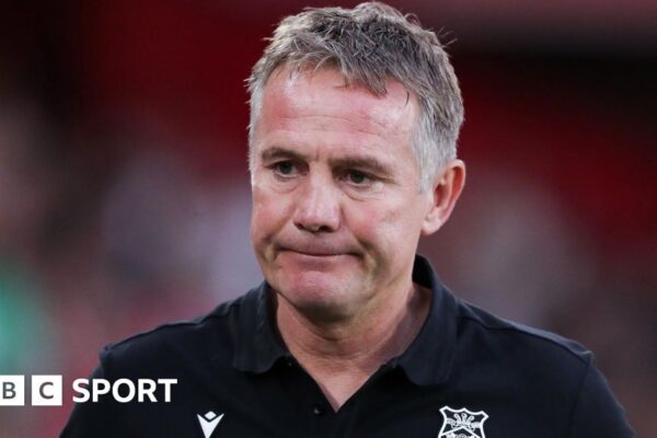 Phil Parkinson looks unhappy