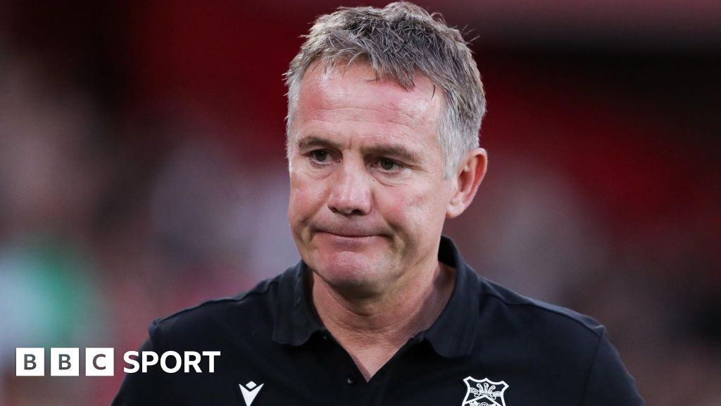 Phil Parkinson looks unhappy
