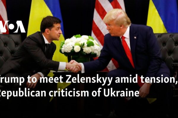 Trump to meet Zelenskyy amid tension, Republican criticism of Ukraine