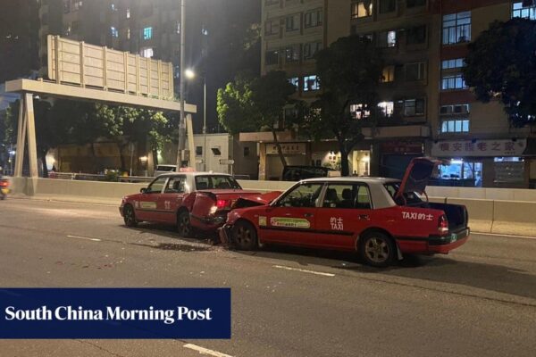 2 Hong Kong taxi drivers injured, 1 wild boar killed in separate road accidents