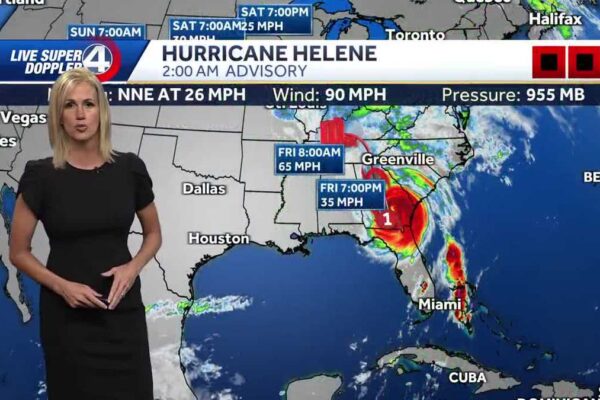 3 a.m. Helene update for South Carolina