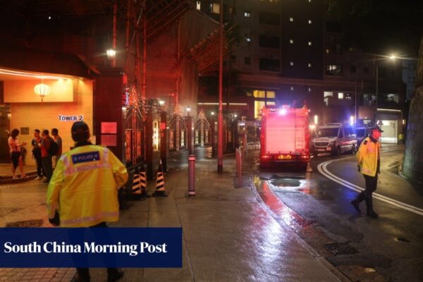 Elderly man dies after fire in luxury Hong Kong flat in Mid-Levels