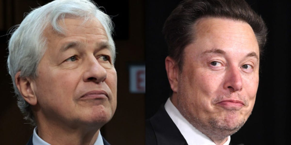 Jamie Dimon Likes Musk's Department of Government Efficiency Idea