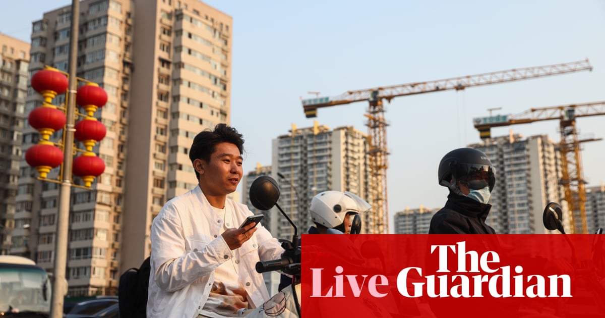 Chinese stocks on track for best week since 2008 after Beijing stimulus – business live | Business