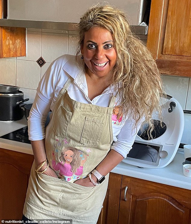 Claudia Calisto (pictured), founder of Total Health and Wellbeing , urged Australians to prioritise creating their own quick, easy and healthy meals rather than relying on take away