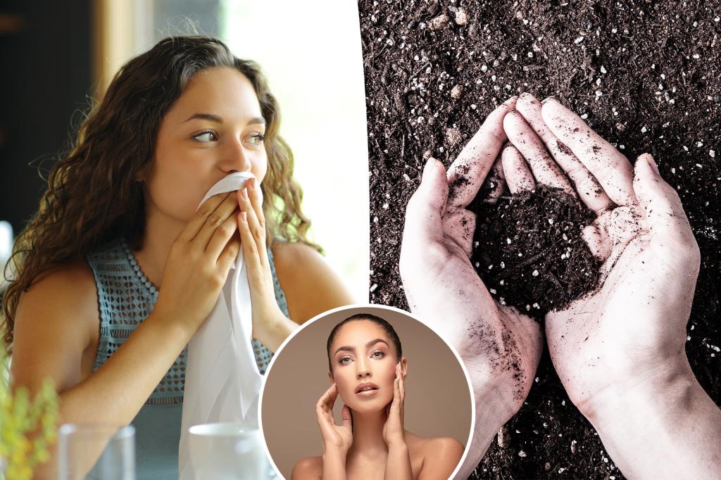 TikTok users eating dirt to improve skin and gut health.