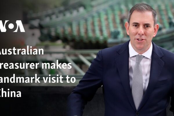 Australian treasurer makes landmark visit to China