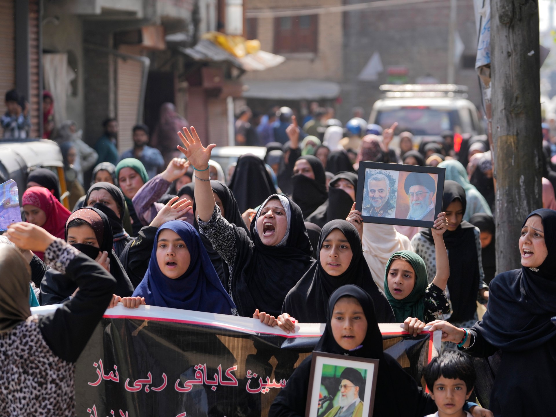 Kashmiris protest Israel’s killing of Hezbollah chief Nasrallah | Hezbollah News