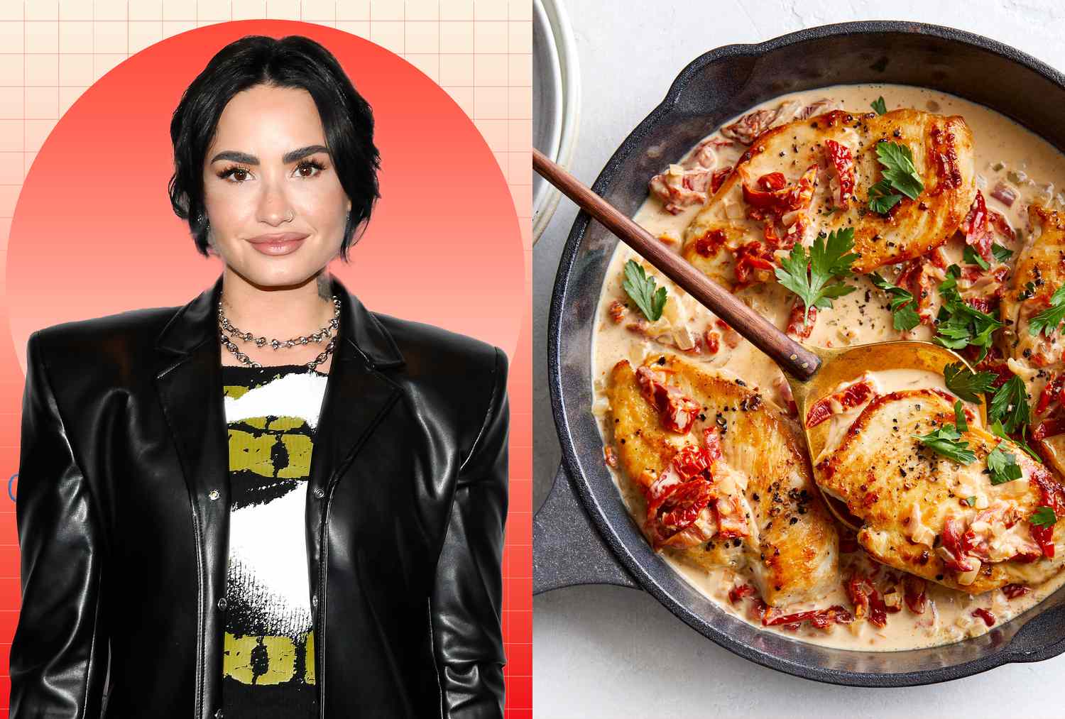 Demi Lovato Shares Her Favorite Marry Me Chicken Recipe