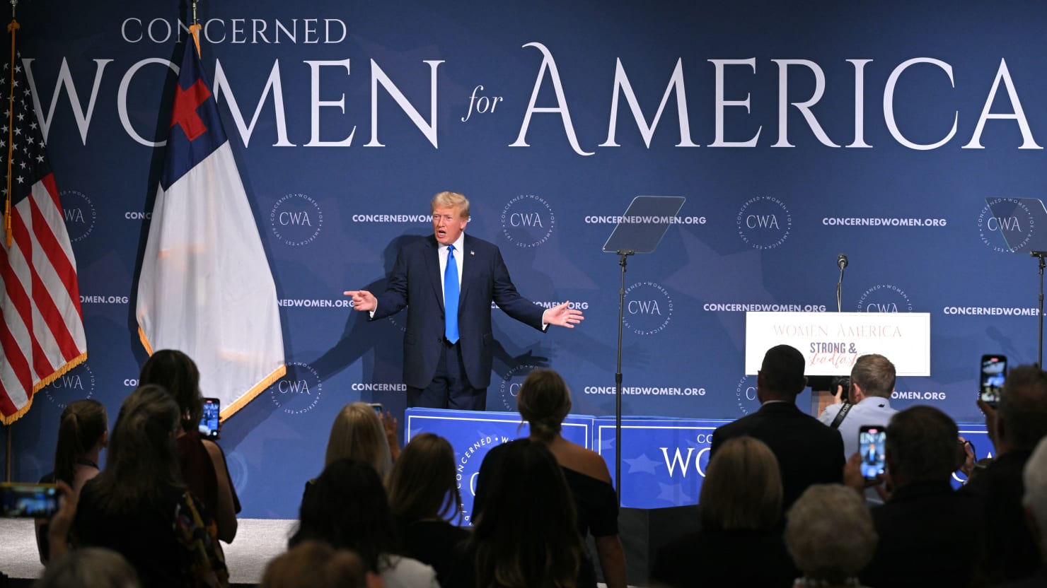 Donald Trump Says Women Will Be ‘Happy and Great Again’ If He Wins