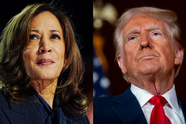 Kamala Harris and Donald Trump