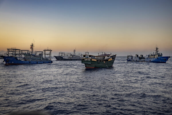 Chinese Paramilitary Ships Block Philippine Vessel