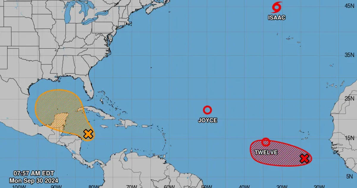 Hurricane center says Gulf Coast should keep track of brewing system