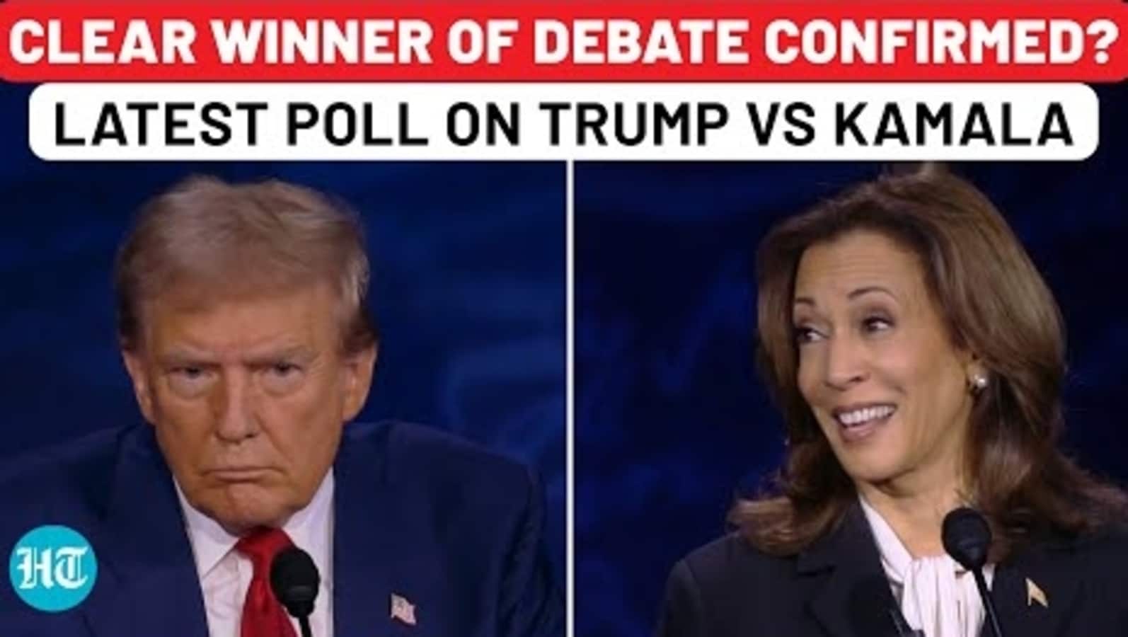 Trump Vs Kamala Debate Winner Out? Latest Poll Gives 5-Point Lead To… | US Elections 2024 | US News