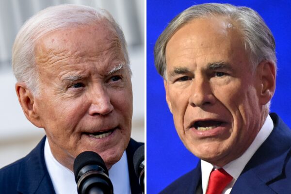 Joe Biden and Greg Abbott