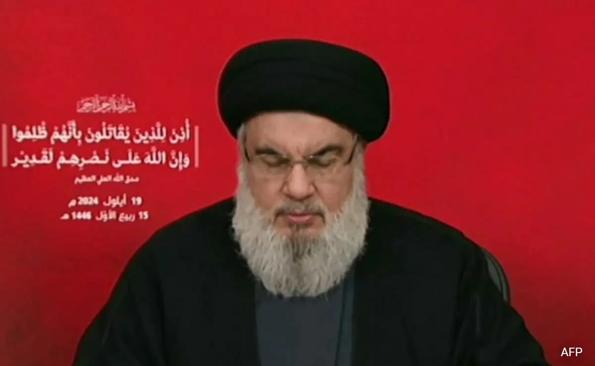 Communication Lost With Hezbollah Head Hassan Nasrallah After Israel's Strike: Report