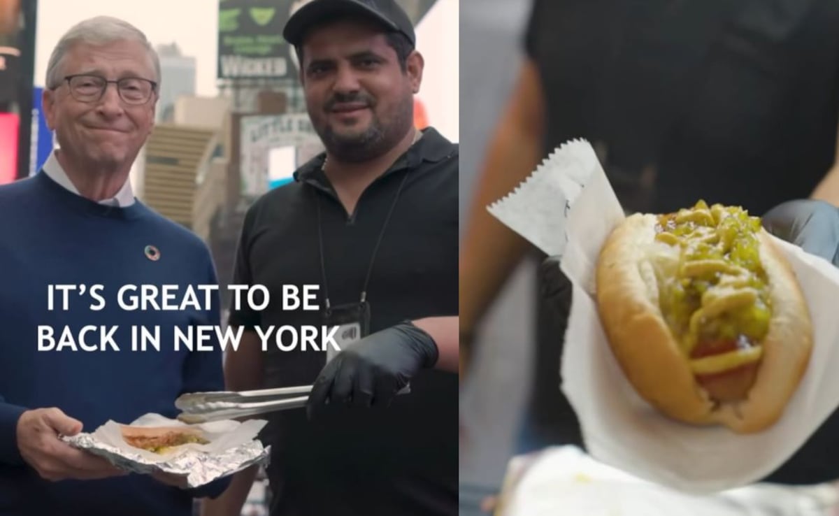 Watch: Bill Gates Enjoys A Hot Dog On The Streets Of New York