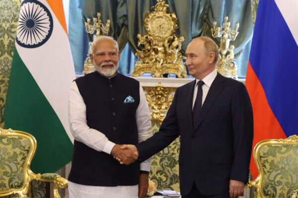 Putin and Modi Meet in Moscow