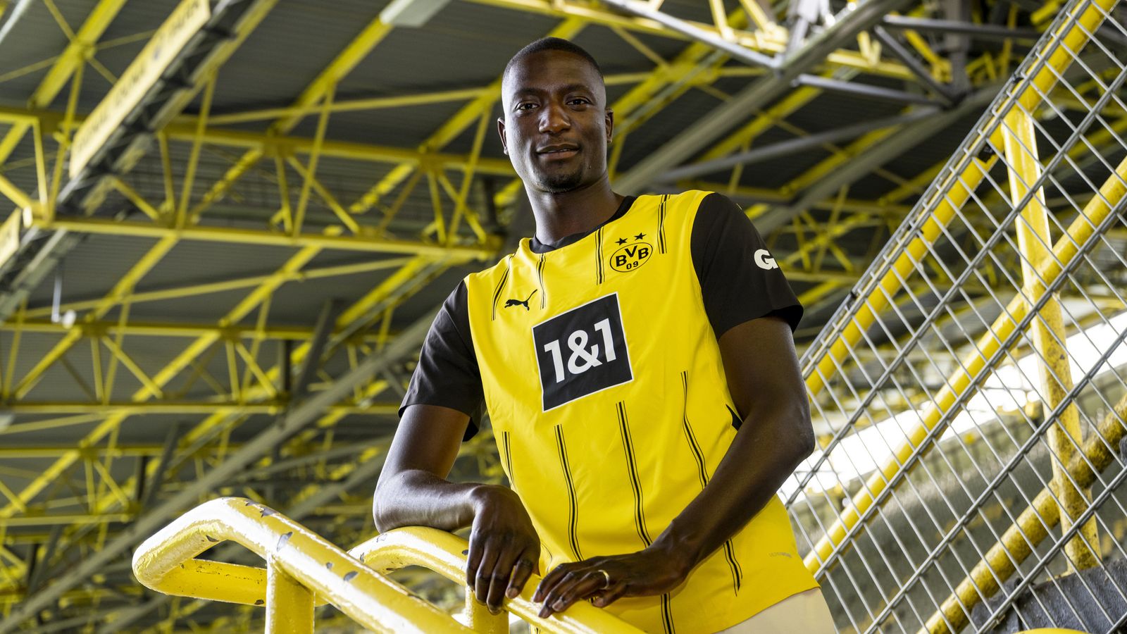 Serhou Guirassy is unveiled as Borussia Dortmund's new striker