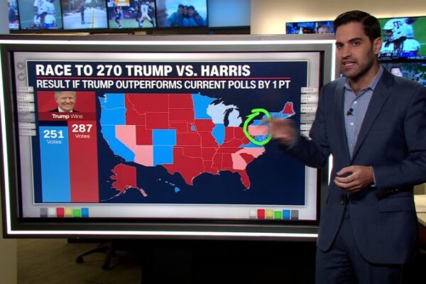 Video: Data reporter breaks down 2024 election map following debate