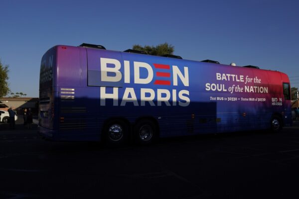 A 'Trump Train' convoy surrounded a Biden-Harris bus. Was it political violence?