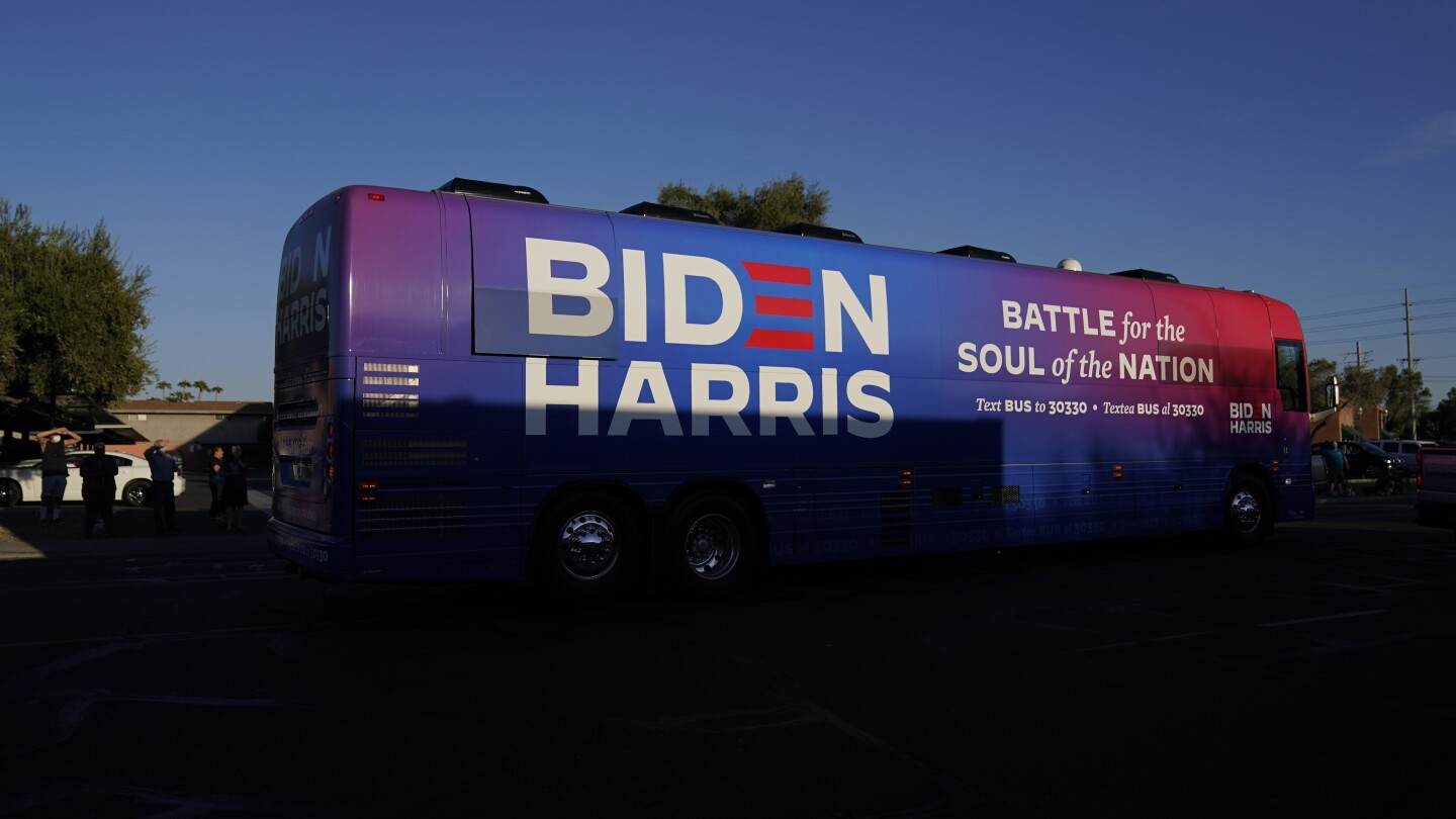 A 'Trump Train' convoy surrounded a Biden-Harris bus. Was it political violence?