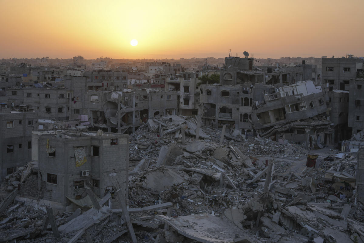 Gaza is in ruins after Israel's yearlong offensive. Rebuilding may take decades