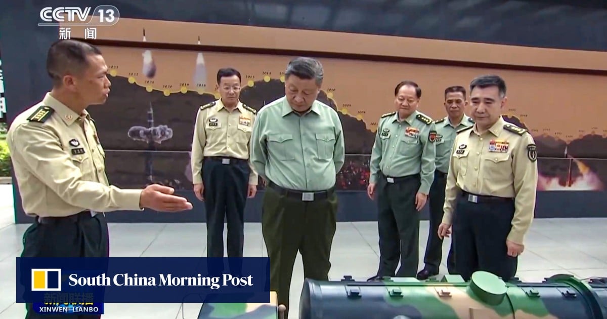 China’s leader has a new military secretary, state TV video of rocket force visit suggests