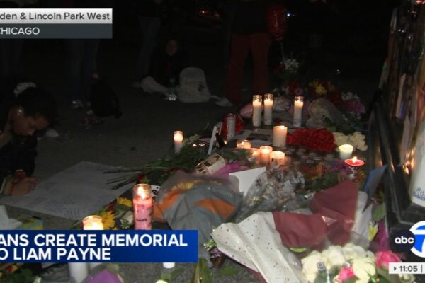 Liam Payne memorial near me: Fans pay tribute to former One Direction singer at Lincoln Park, Chicago William Shakespeare Monument