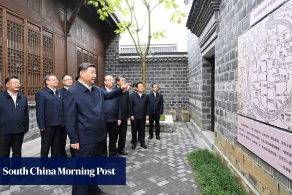 China’s Xi Jinping pushes hi-tech message during visit to science city in once-poor Hefei