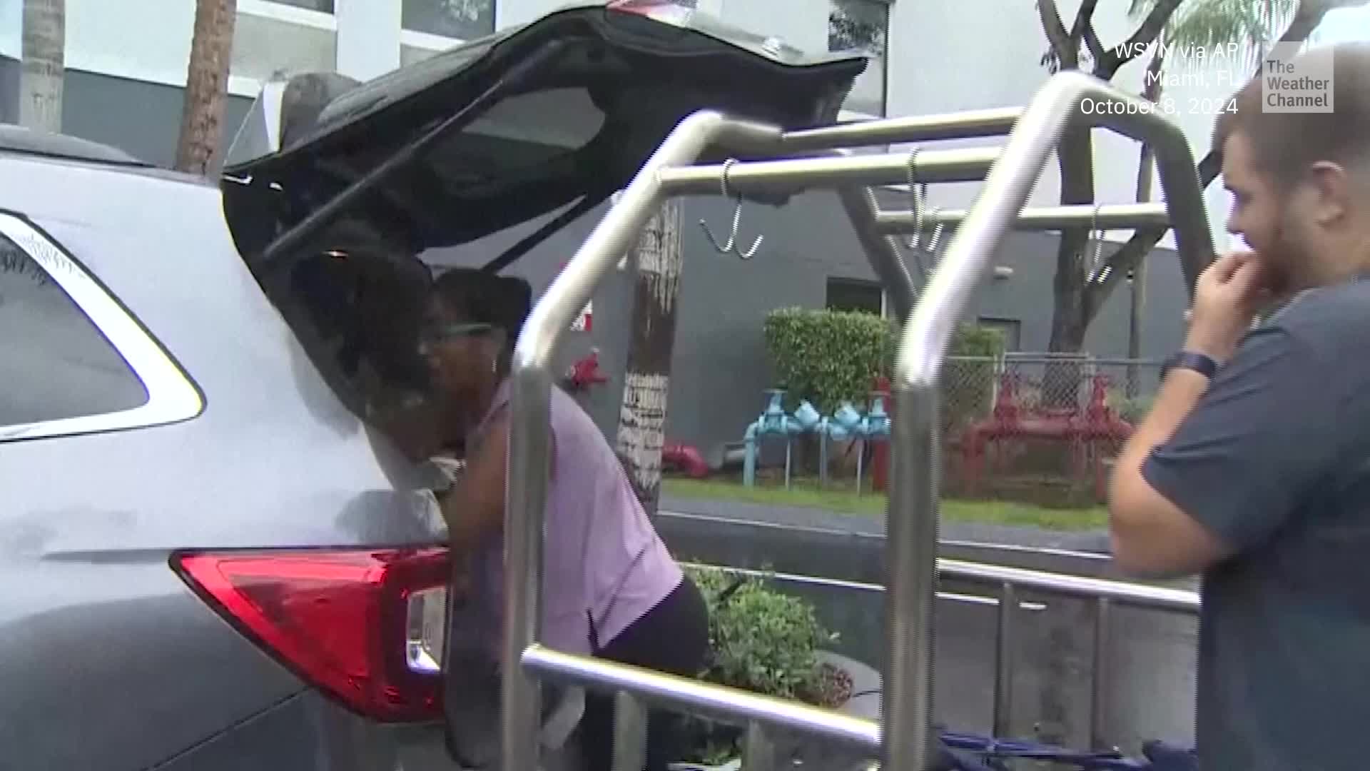 First Helene, Now Milton: Family Flees To Miami