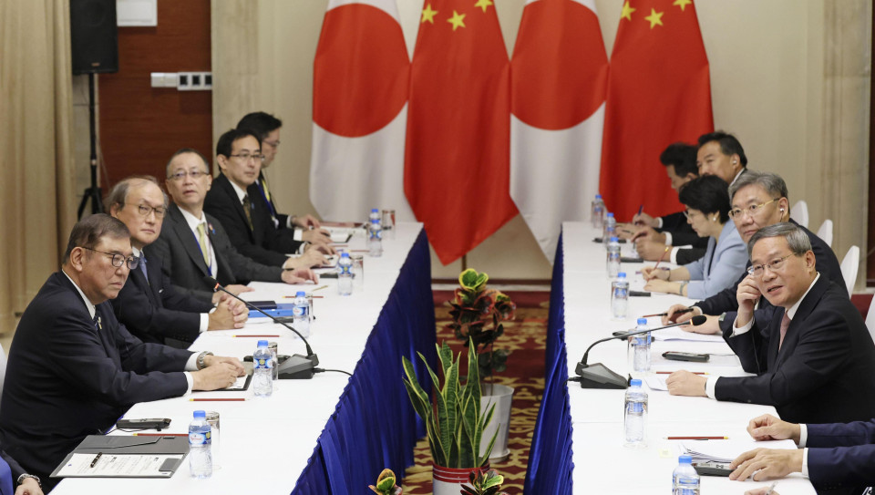 Japan PM Ishiba, China's Li agree to seek mutually beneficial ties