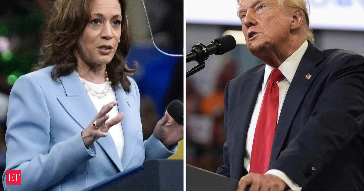 us stock market news: Trump or Harris? Dow says this candidate has 72% chance to win the US elections