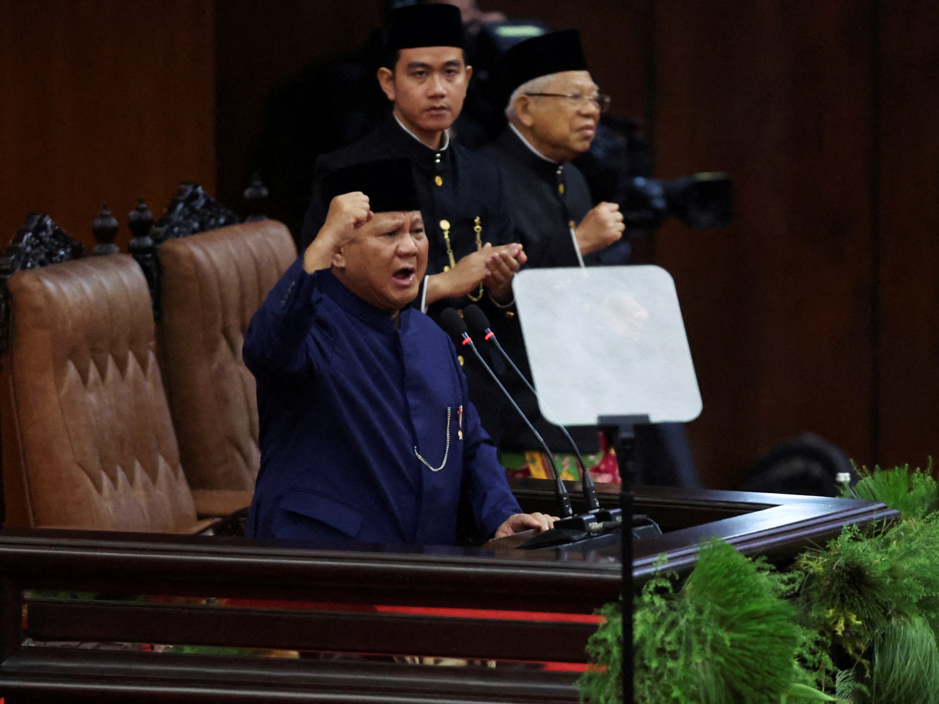 Prabowo vows to fight corruption as he is sworn in as Indonesia’s president | Politics News