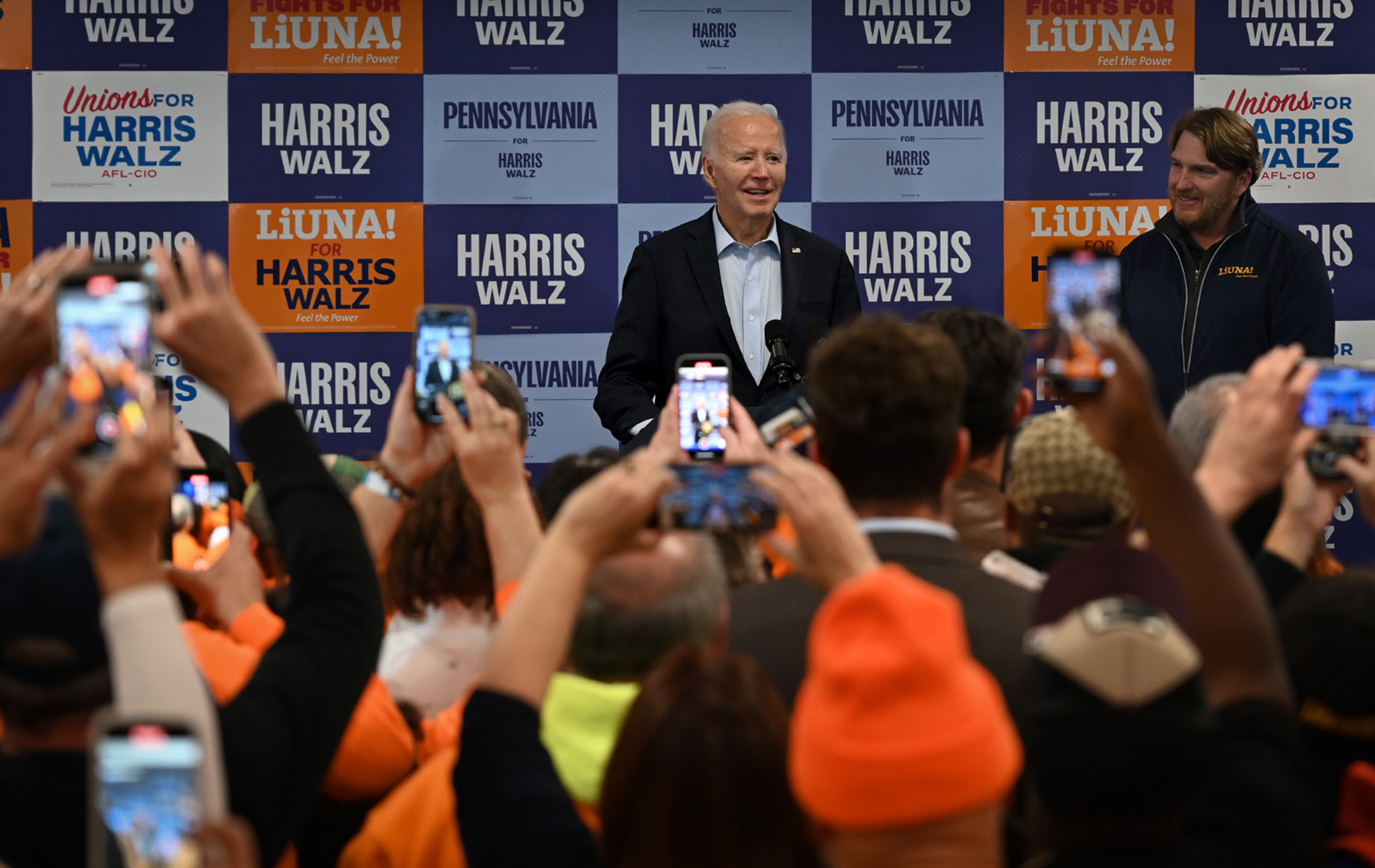Biden swings through the ’Burgh to meet with union folks