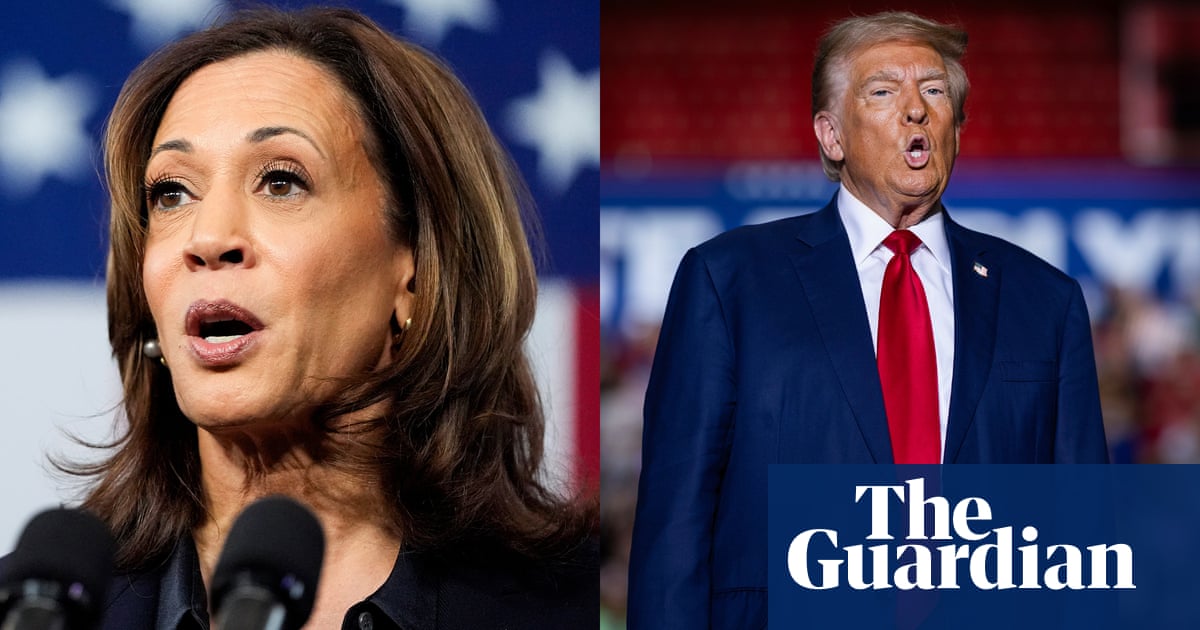 Harris and Trump neck-and-neck in polls with early voting under way | US elections 2024