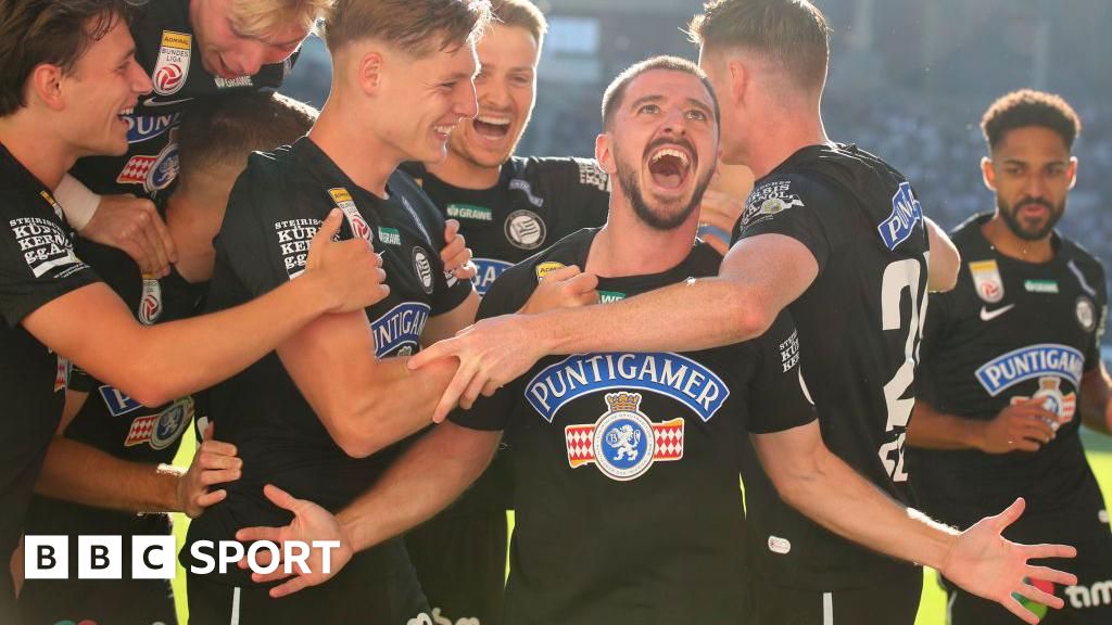 Sturm Graz celebrate