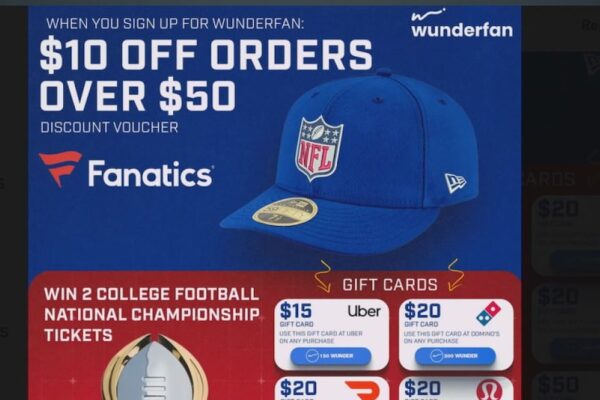 Wonderfan app offers rewards for watching sports