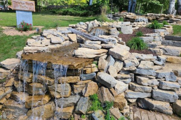 Oconto County family to dismantle personal memorial waterfall this weekend per county's orders