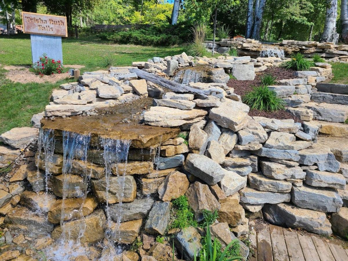 Oconto County family to dismantle personal memorial waterfall this weekend per county's orders