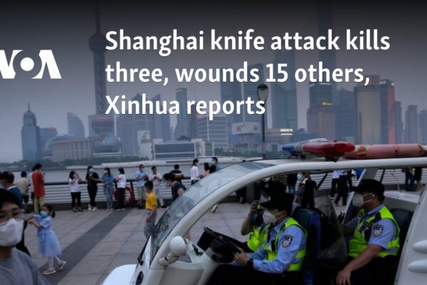 Shanghai knife attack kills three, wounds 15 others, Xinhua reports