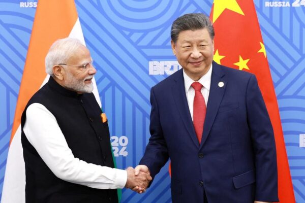 China’s Xi Jinping and India’s Narendra Modi hold first formal talks in five years